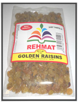 Goldon Rasin 7 oz 200 gm Rehmat Brand