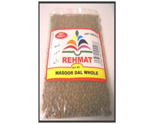 Brown Lentils (Dall Masoor Whole) Rehmat Brand 1 Kgs, 2 Kgs